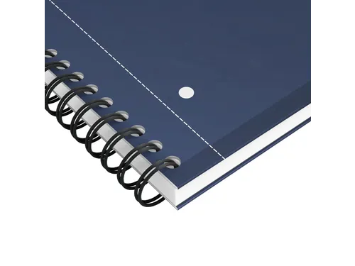 Spiraalblok Oxford International Notebook A4+ lijn Blauw