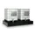 Opvangbak Hdpe Bxdxh 1270x1270x295mm V. 4x220l Pe Plaat Geperf. 225l