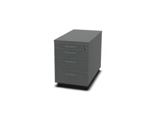 mobiel ladeblok,HxBxD 600x430x800mm,3lade(n),MS-donkergrijs - 2