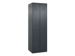 locker voor scheiding van kleding,HxBxD 1850x600x500mm,2vak