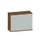 hangmappenkast 770x1000x430mm 2hangmappenframes Noten+ Onyx
