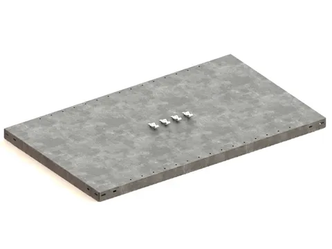 legbord,v. inhaakstelling,BxD 1000x600mm,vakl. 100kg