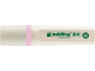 Markeerstift edding 24 EcoLine pastel roze - 3