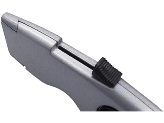 Cutter Met Terugschietfunctie, 20 Mm, Zilver/Blauw