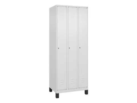 locker,HxBxD 1950x750x500mm,3vak,vak B 250mm,cil.-slot,voeten