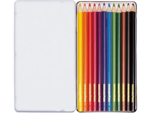 Kleurpotloden Eberhard Faber Classic metaaletui a 12 stuks