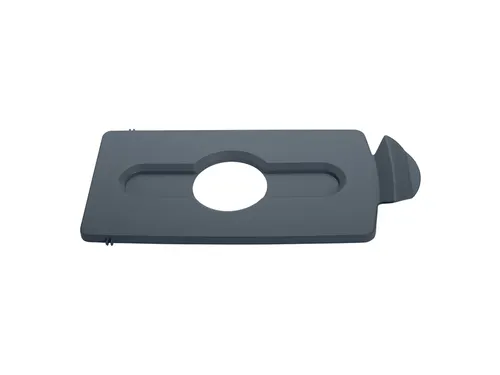 Deksel Rubbermaid Slim Jim Recyclestation inwerpopening voor flesjes e