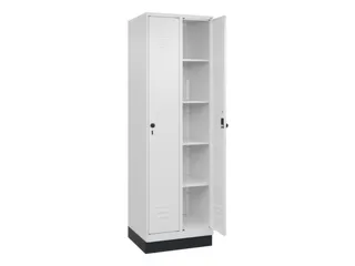 wasgoedverdeelkast,HxBxD 1950x600x500mm,vak B 300mm,draaigrendel - 2