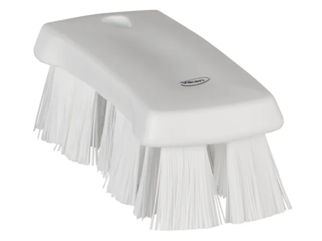 Vikan 3891-5 UST Kleine Werkborstel Harde vezel 176mm Wit