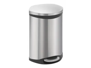 Pedaalemmer Shell Bin 10 Liter Mat RVS - 1