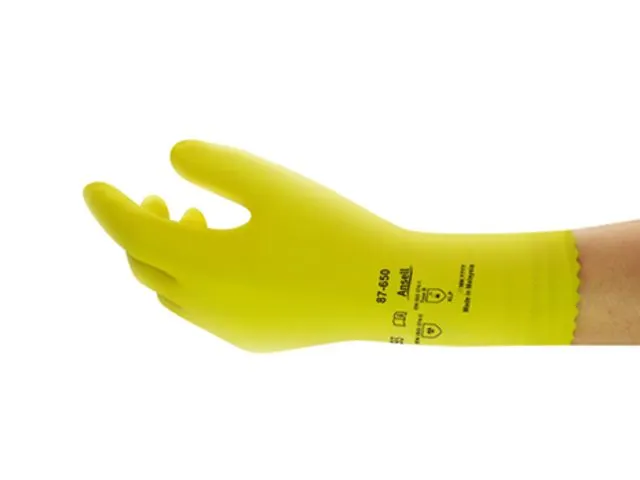 Handschoen Ansell Universal Plus 87-650 Geel Maat M