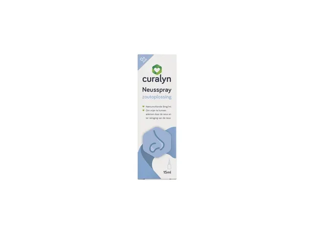 Curalyn Neusspray Zoutoplossing 15 ml milde neusspray