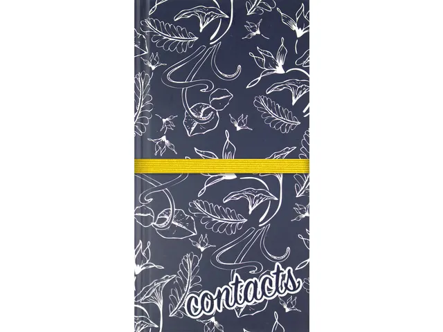 Adresboek Kangaro 9,5x18cm hardcover met elastieksluiting 80 pagina's