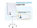 BRASQ Flipover Mobiel 70x100cm Magnetisch Wit inclusief accessoires