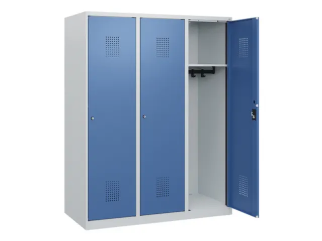 schoollocker,HxBxD 1530x1200x500mm,3vak,vak B 400mm,cil.-slot