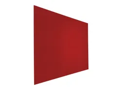 Prikbord Paneel Float Bulletin 60x90cm Rood frameloos