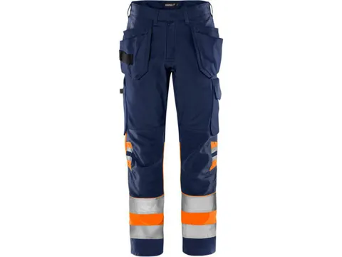 Fristads 2640 broek voor P/COT, oranje/marineblauw, maat D104, per stu