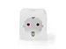 Nedis SmartLife Slimme Stekker Wi-Fi IP21 Wit