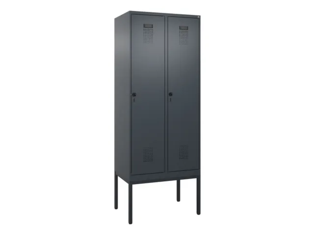 locker voor scheiding van kleding,HxBxD 2120x800x500mm,2vak