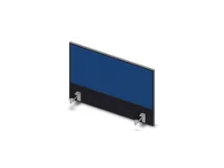 opzetpaneel bureau aanbouw zijkant CC-zwart BN6016-blauw 800mm