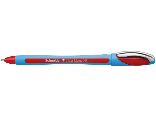 Balpen Schneider Slider Memo XB 1,4mm kogelbreedte rood
