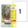 Crystal Clear Etiket Avery Zweckform 210x297mm A4 transparant 25 stuks