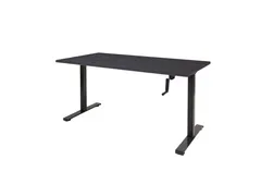 Dextro Slinger Bureau Zit-sta T-poot 180x90 houtprint schaduw 25mm zw