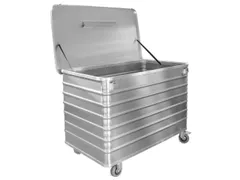 Bakwagens Aluminium Deksel En Cilinderslot 250kg 935x1280x730mm