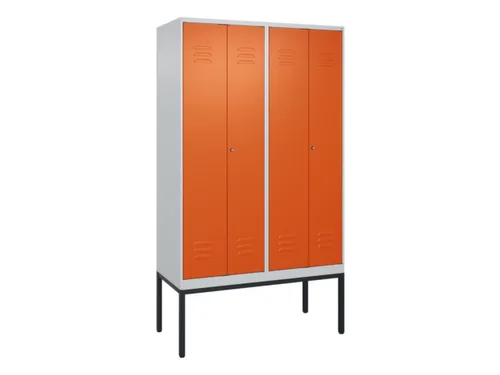 locker voor scheiding van kleding,HxBxD 2120x1200x500mm,4vak