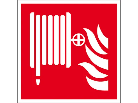 brandbeveiligingsbord,brandslang,wandbord,PVC,nalichtend