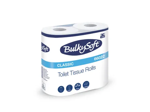 BulkySoft Toiletpapier Snel Oplosbaar Cellulose 2laags/400 vel Eco 40