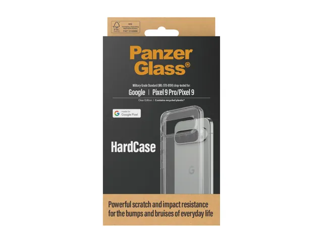 PanzerGlass HardCase Transparent Google Pixel 9 Pro 5G | 9 5G, Hoes