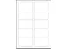 Cartes de visite Sigel 85x55mm uni 225g coins arrondis blanc 100 pièc