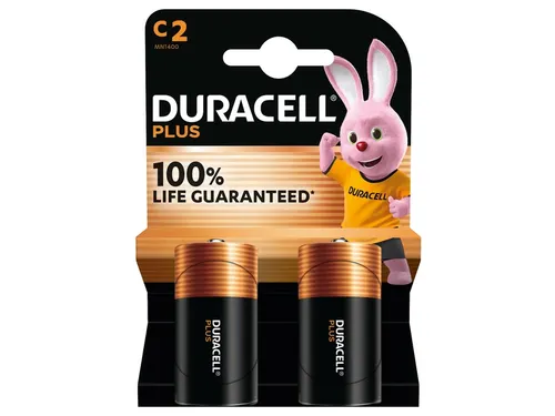 Batterij Duracell Plus 2x C