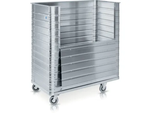 aluminium bakwagen,laadvl. LxB 900x500mm,350l,HxLxB 980x950x550mm