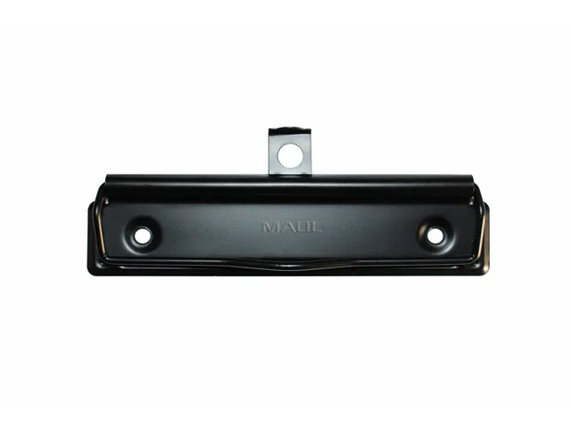 Papierklem MAUL Beugelklem staal 120mm zwart 10 stuks