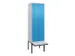 locker voor scheiding van kleding,HxBxD 2120x600x815mm,2vak