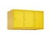 opzetkast,v. locker,3vak.,vak B 300mm,HxBxD 500x900x500mm,cilinderslot