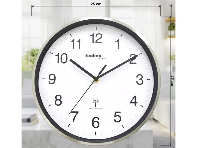 Wandklok Technoline WT 8925 25 cm wit