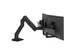HX Desk Dual Monitorarm 2 Schermen Mat Zwart