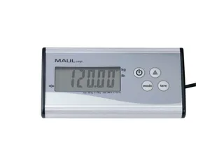 Pakketweger MAUL Cargo 120kg metalen plateau 27x27cm +9V batterij zilv - 4