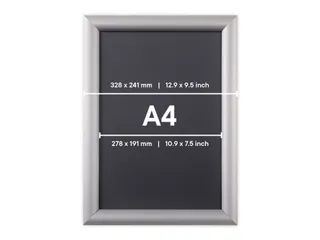 Kliklijst Europel Economy A4 zilver - 10