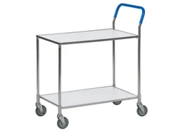 tafelwagen,draagverm. 150kg,2xstaalplaat,laadvl. LxB 760x430mm