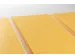 Panneau mural acoustique Feutre PET 30x120cm Jaune 4pcs