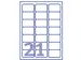 Etiket Avery Zweckform L6023REV 63.5x38.1mm afneembaar Wit 525 stuks
