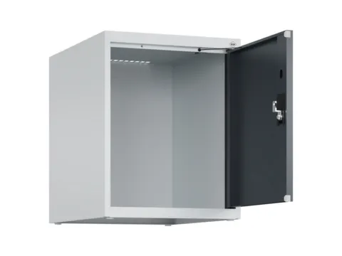 opzetkast,v. locker,1vak.,vak B 400mm,HxBxD 500x400x500mm,cilinderslot