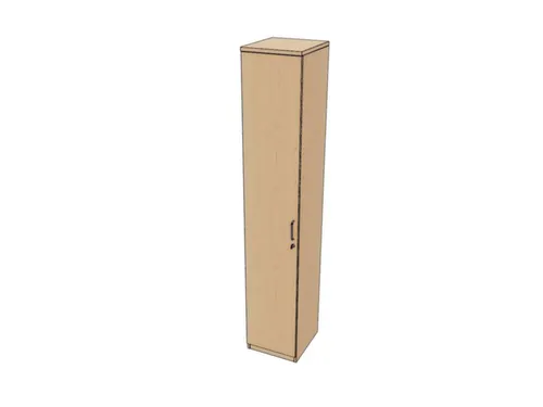 kantoorkast,HxBxD 2225x400x445mm,NE-esdoorn