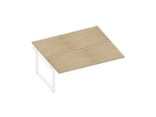 aanbouwtafel,v. benchtafel,HxBxD 730x1800x1600mm,blad eiken - 1