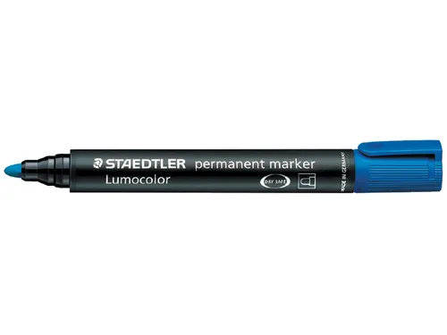 Viltstift Staedtler 352 Lumocolor rond blauw 2mm