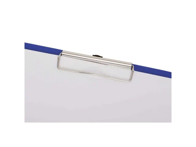 Klembordmap MAUL A4 staand PVC met penlus en insteek blauw